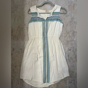 Kenzie Beaded White Dress - Size 6